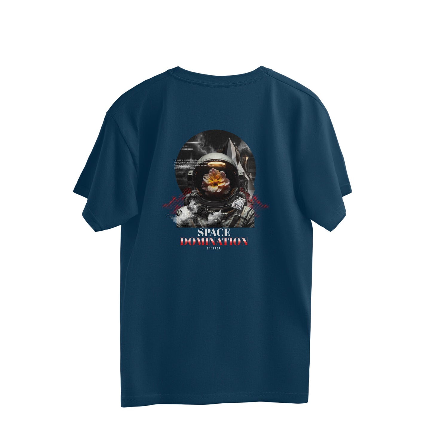 Space Domination - Navy Oversized