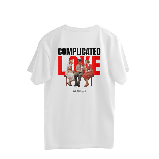 Complicated Love - White Oversized