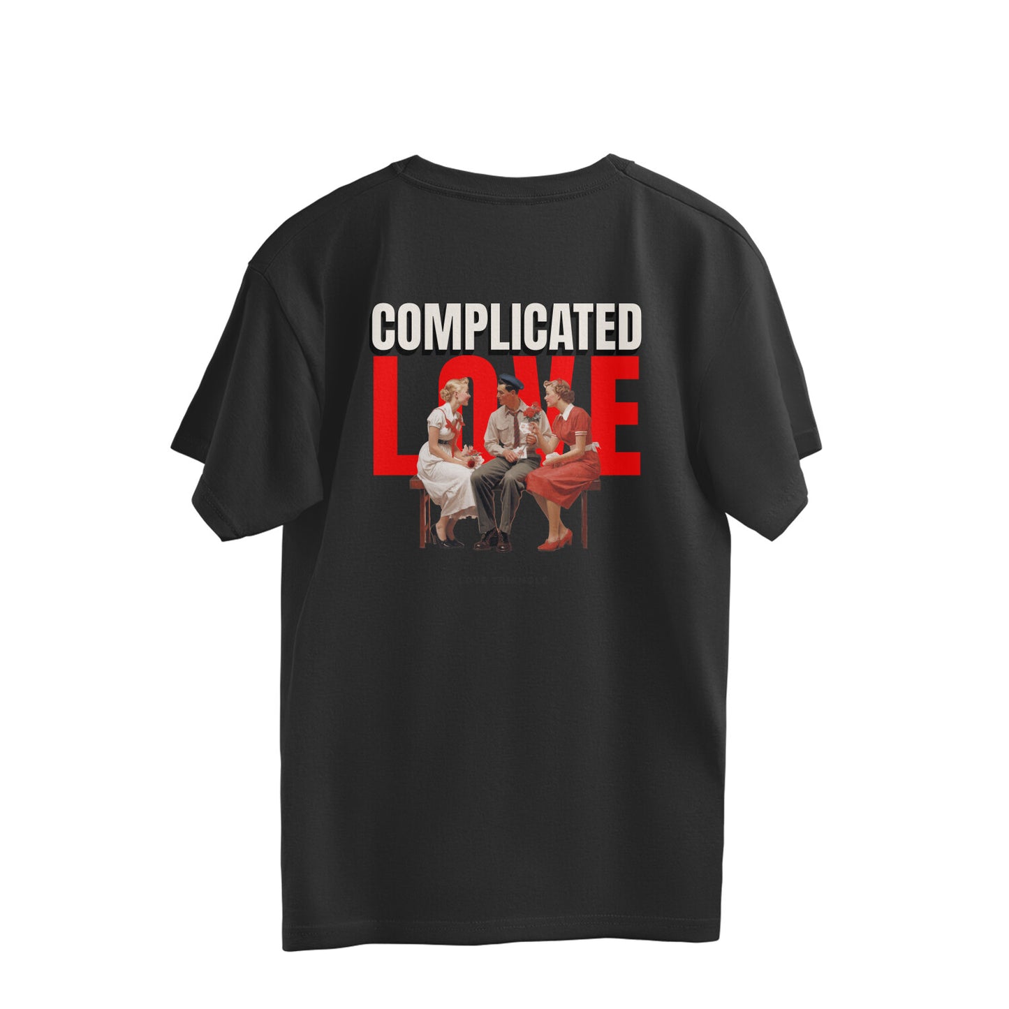 Complicated Love - Black Oversized